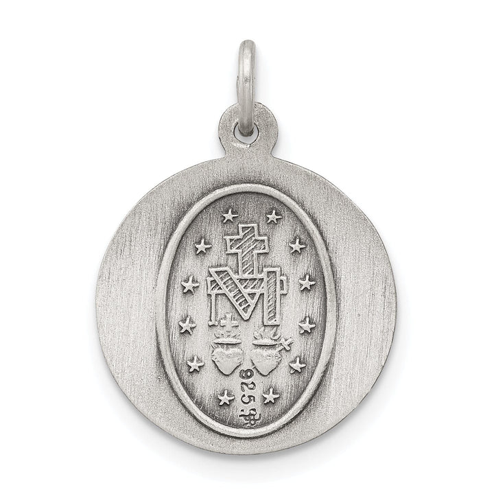 Sterling Silver Antiqued Miraculous Medal