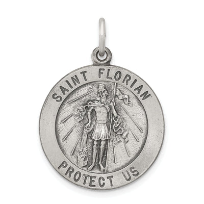 Sterling Silver Saint Florian Medal at $ 43.51 only from Jewelryshopping.com