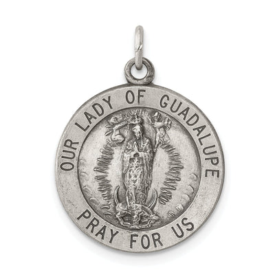 Sterling Silver Our Lady Of Guadalupe Medal at $ 22.3 only from Jewelryshopping.com