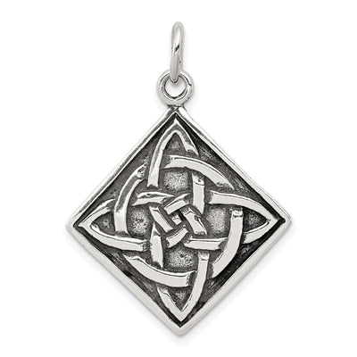 Sterling Silver Polished Antiqued Celtic Charm at $ 25.6 only from Jewelryshopping.com