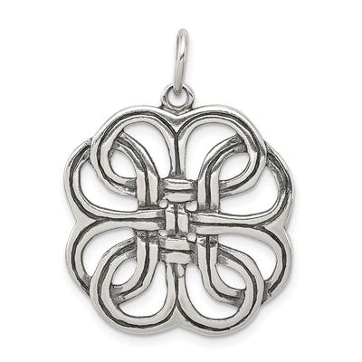 Sterling Silver Polished Antiquied Celtic Charm at $ 22.66 only from Jewelryshopping.com