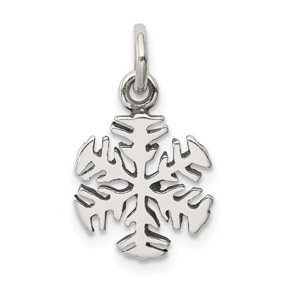 Sterling Silver Antique Snowflake Charm Pendant at $ 13.67 only from Jewelryshopping.com
