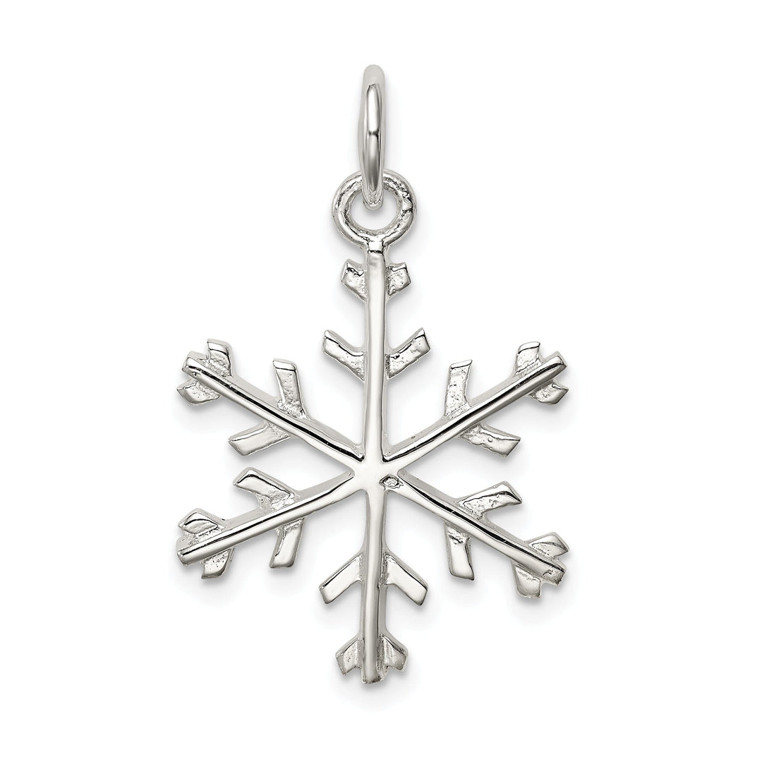 Sterling Silver Snowflake Charm Pendant