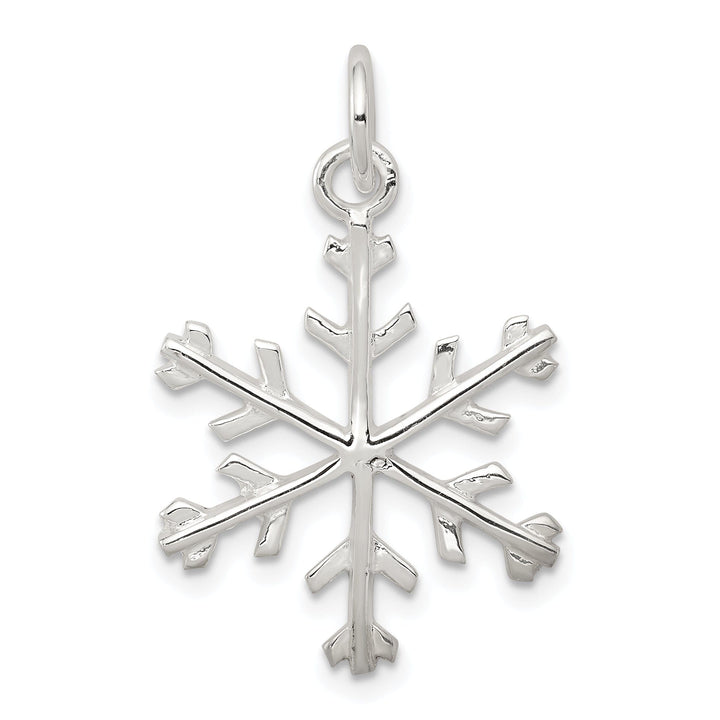 Sterling Silver Snowflake Charm Pendant