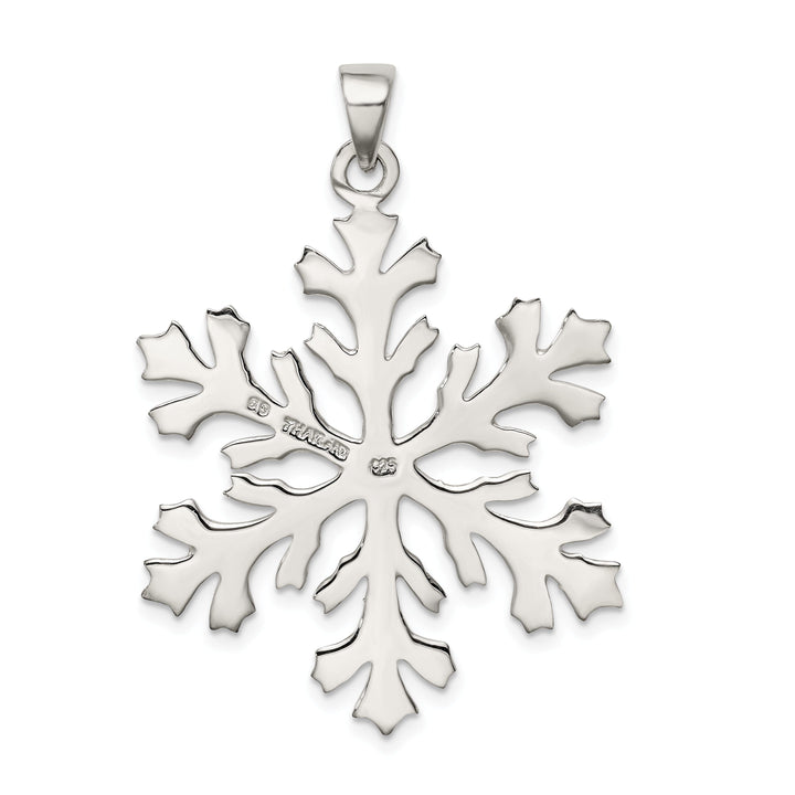 Sterling Silver Snowflake Charm Pendant