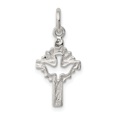 Sterling Silver Dove Cross Charm Pendant at $ 4.79 only from Jewelryshopping.com