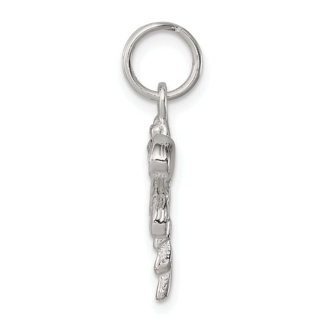 Silver Preciosa Crystal Dragonfly Charm