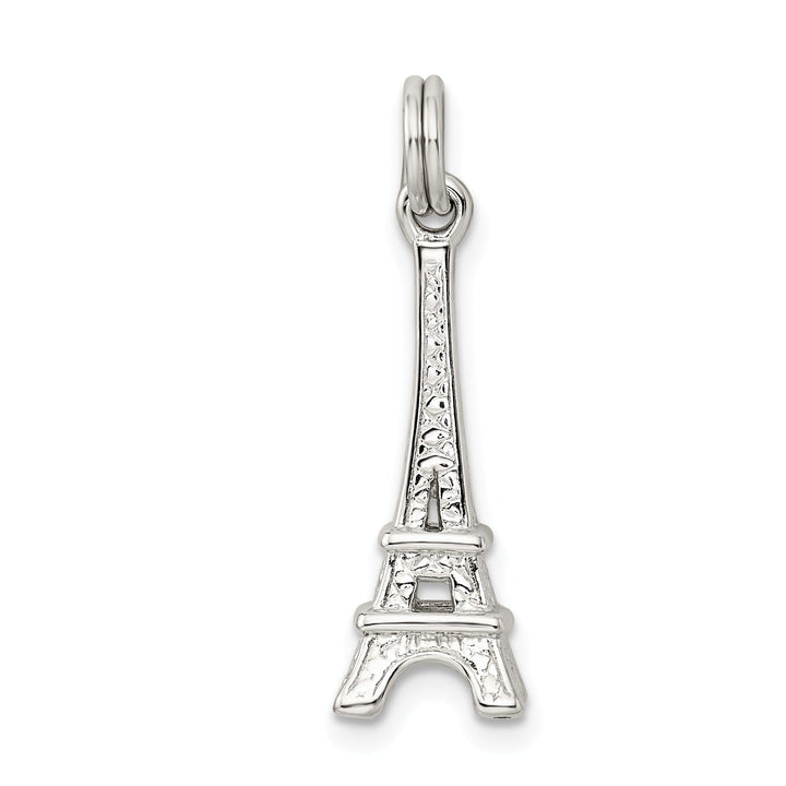 Sterling Silver Polished 3-D Eiffel Tower Charm