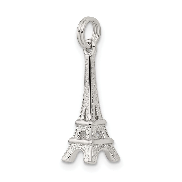 Sterling Silver Polished 3-D Eiffel Tower Charm