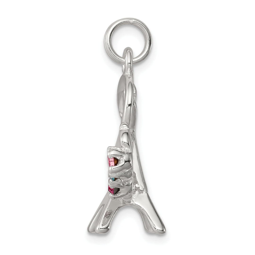 Silver Multicolor Preciosa Crystal Paris Charm