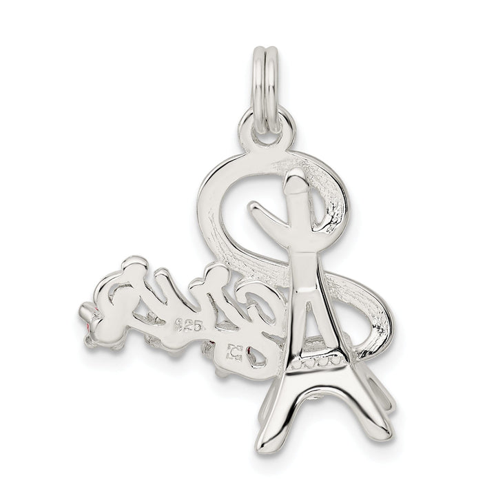 Silver Multicolor Preciosa Crystal Paris Charm