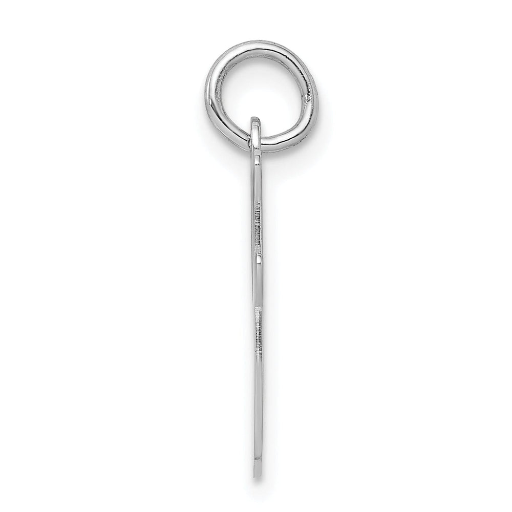 Sterling Silver Medium Script Initial I Charm