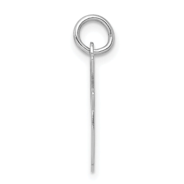 Sterling Silver Medium Script Initial I Charm