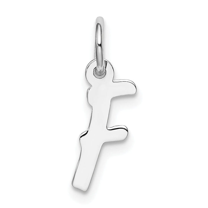 Sterling Silver Small Initial F Charm