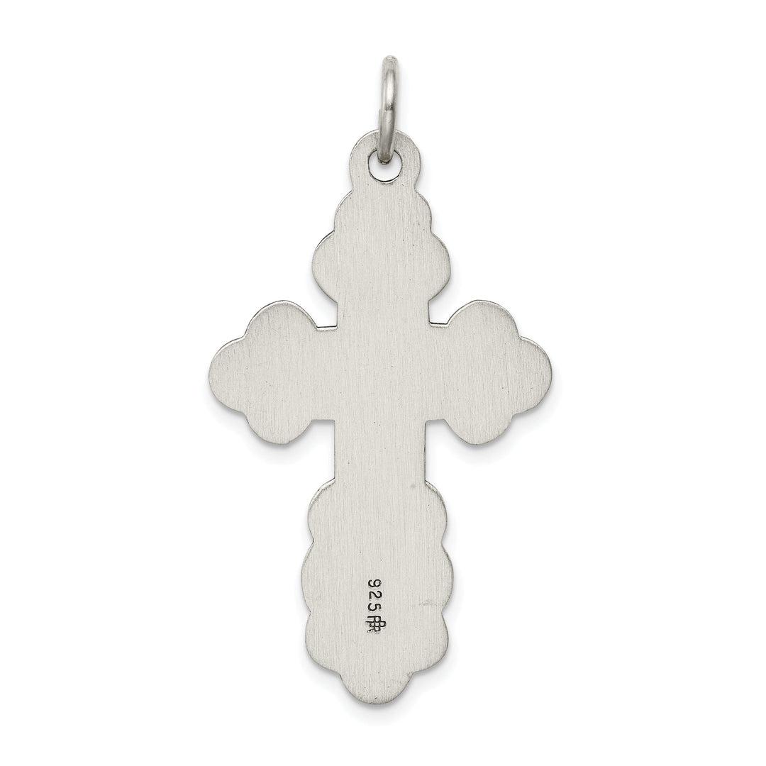 Sterling Silver Eastern Orthodox Cross Pendant