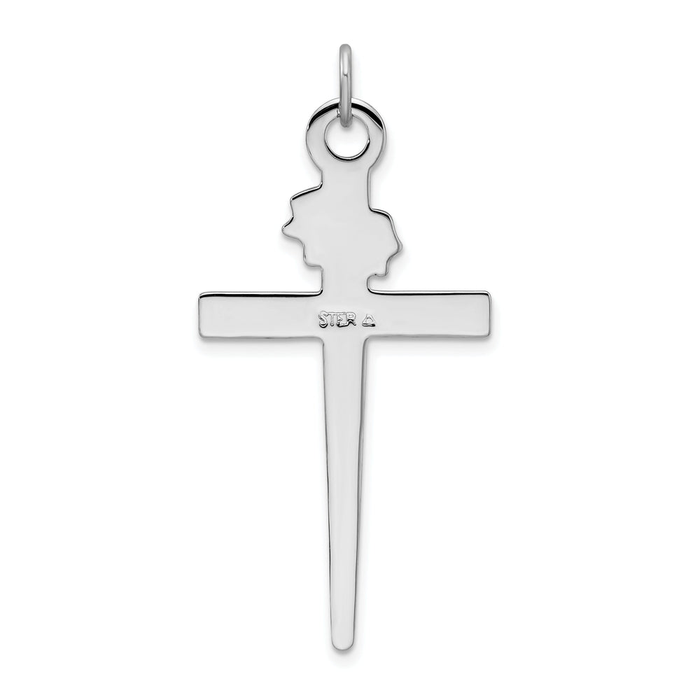 18k Gold-plated Sterling Silver Cross Pendant