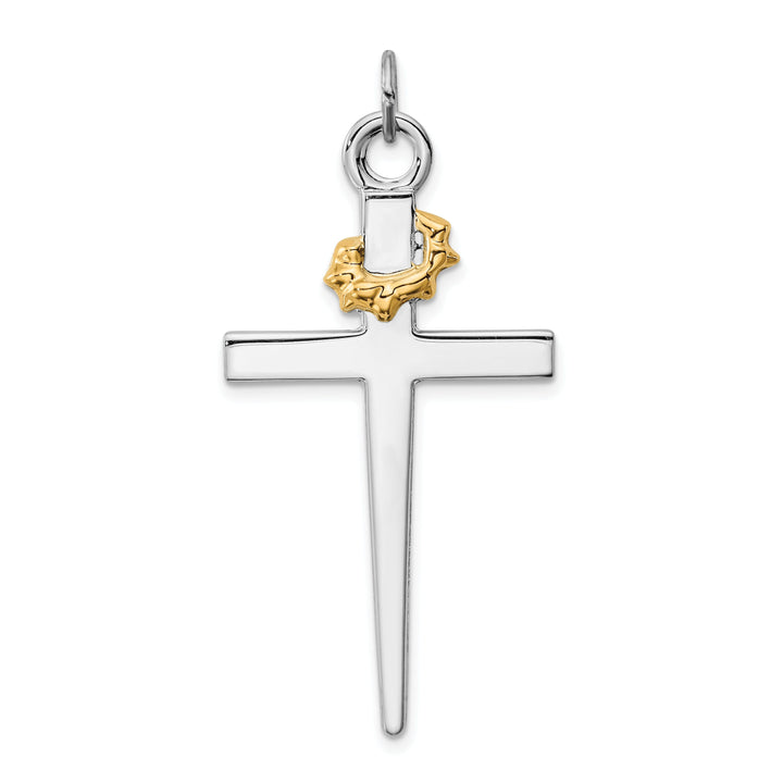 18k Gold-plated Sterling Silver Cross Pendant