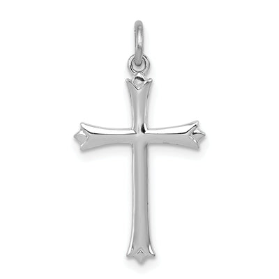 Sterling Silver Fleur De Lis Cross Pendant at $ 21.32 only from Jewelryshopping.com