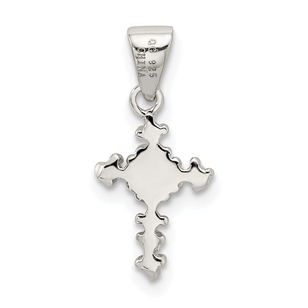 Sterling Silver Cubic Zirconia Cross Pendant