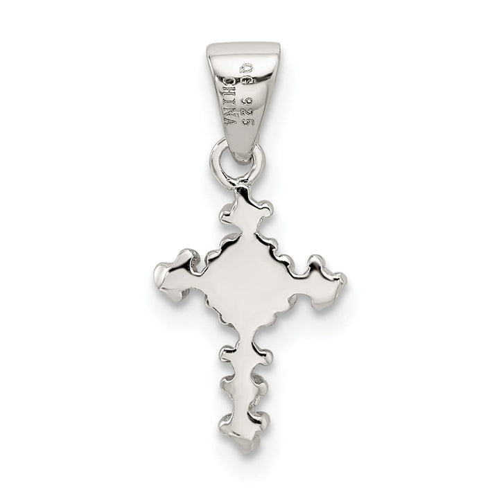 Sterling Silver Cubic Zirconia Cross Pendant