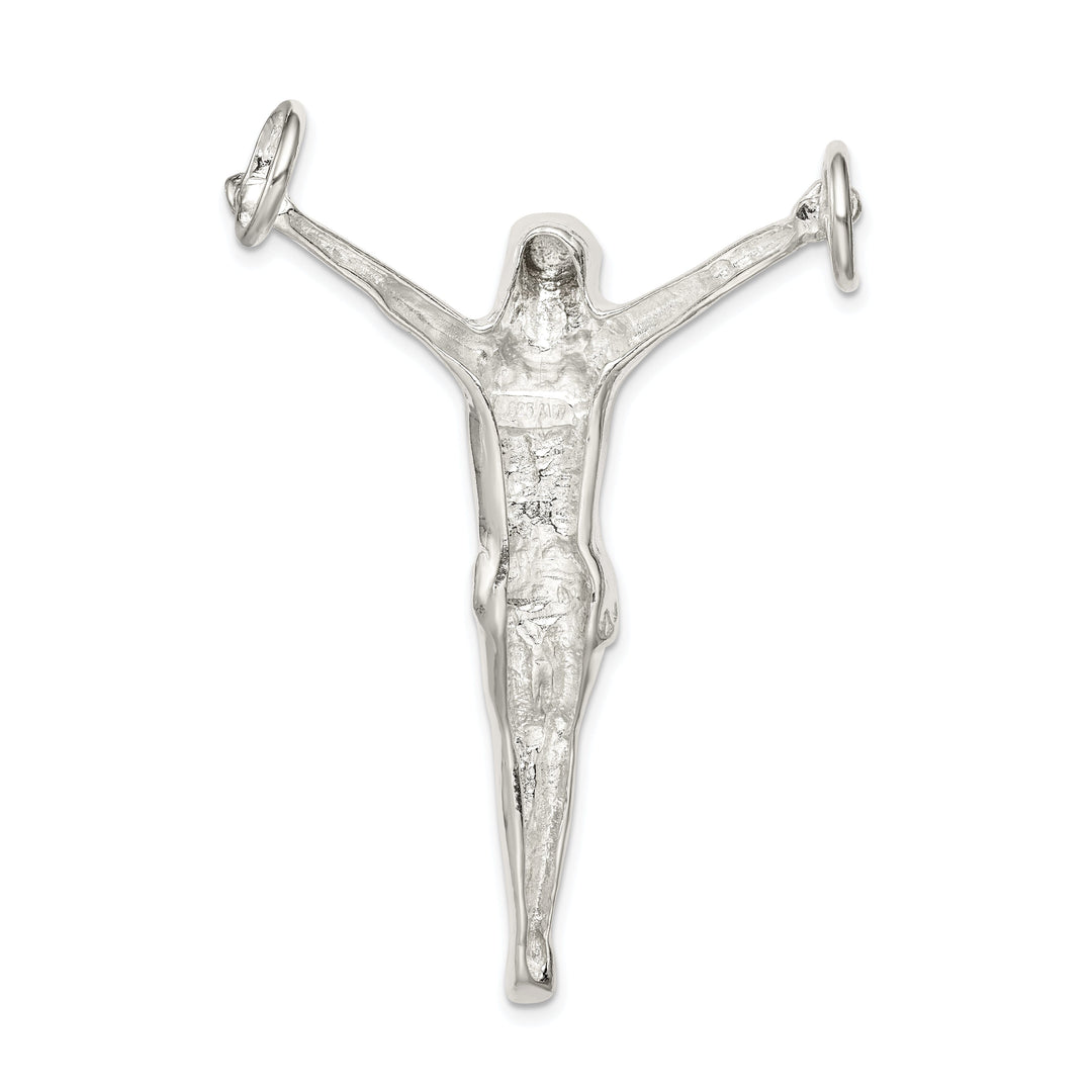 Silver Crucified Christ Slide Pendant
