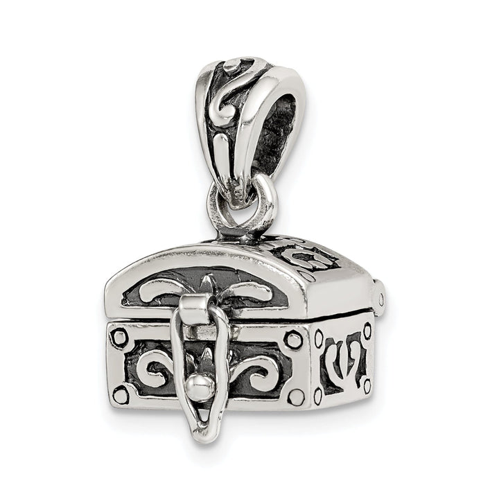 Sterling Silver Antiqued Chest Pendant