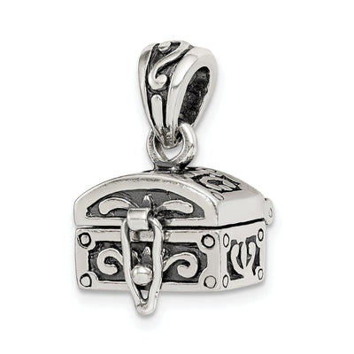 Sterling Silver Antiqued Chest Pendant at $ 44.14 only from Jewelryshopping.com