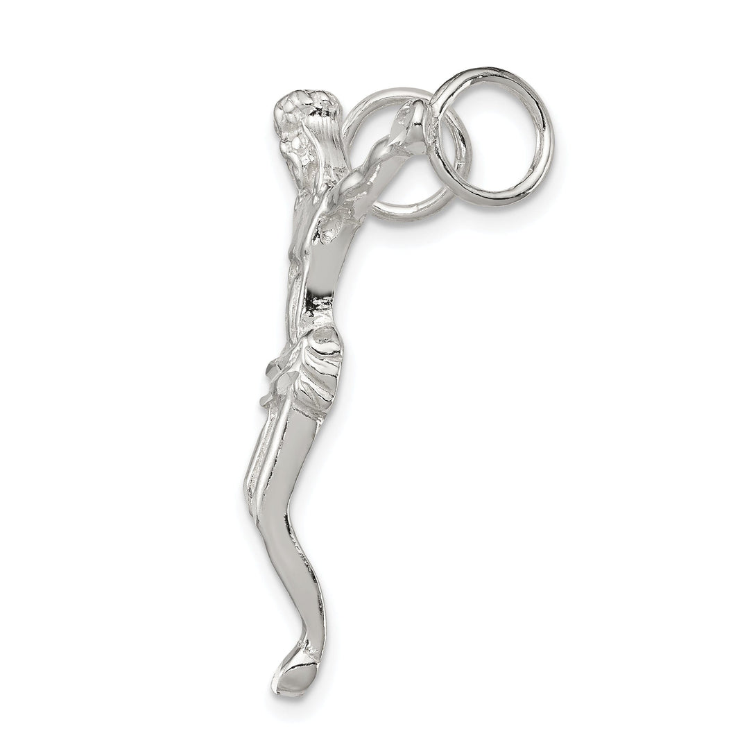 Sterling Silver Corpus Crucified Christ Pendant