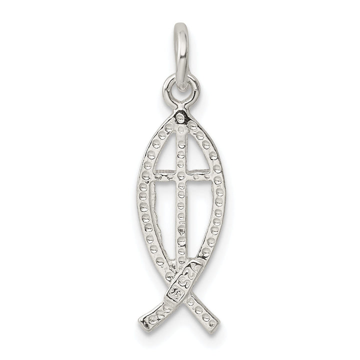 Sterling Silver Ichthus (Fish) Charm Pendant