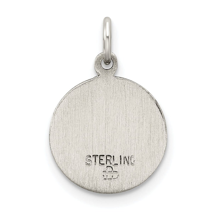 Sterling Silver Antiqued Infant Jesus Medal