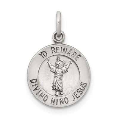 Sterling Silver Antiqued Infant Jesus Medal at $ 10.71 only from Jewelryshopping.com