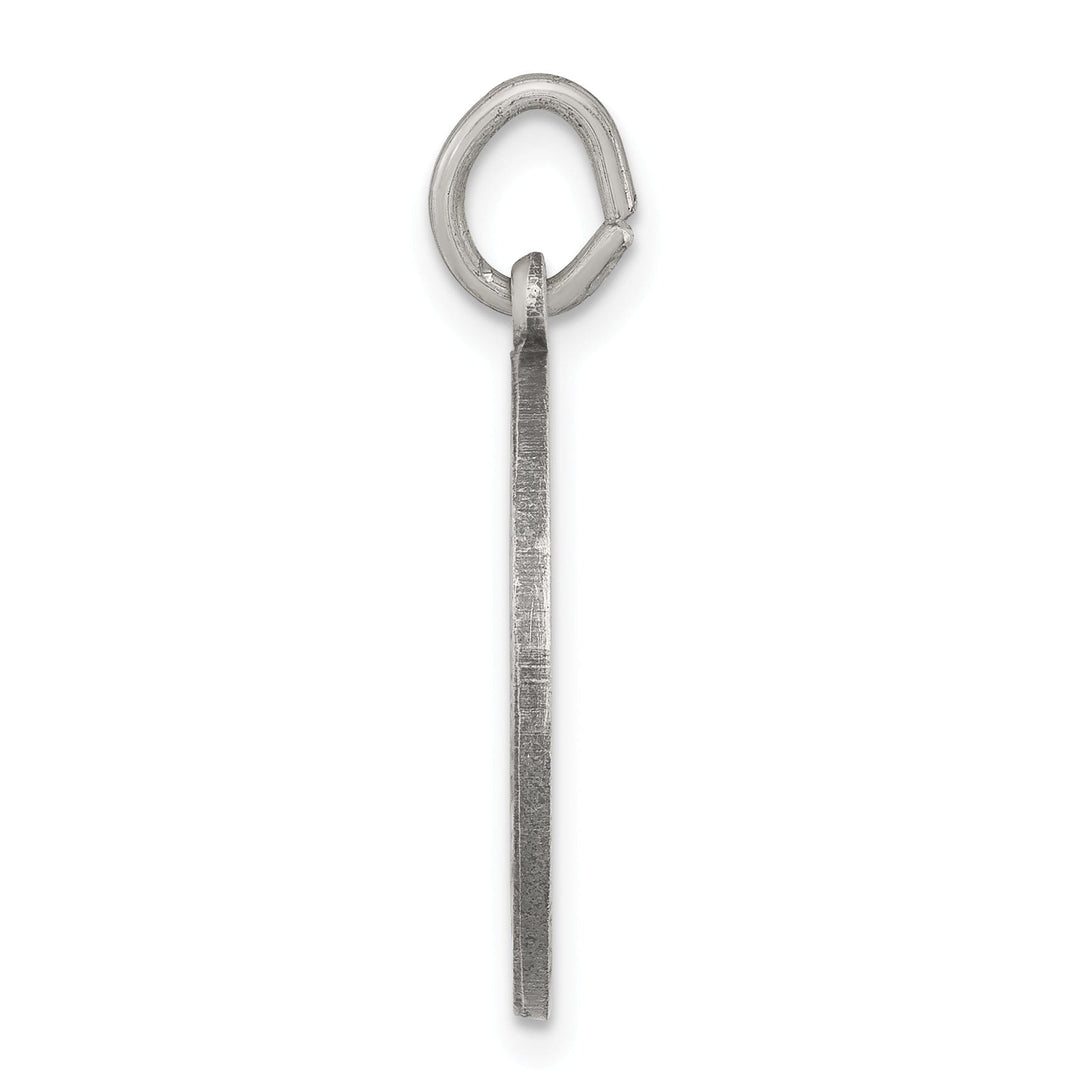 Silver Antiqued Holy Trinity Medal Pendant