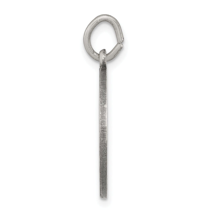 Silver Antiqued Holy Trinity Medal Pendant