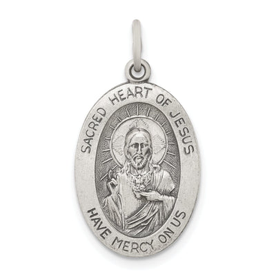 Sterling Silver Antiqued Infant of Prague Medal at $ 21.46 only from Jewelryshopping.com