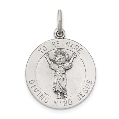 Sterling Silver Divino Nino Medal (Divine Infant J at $ 22.3 only from Jewelryshopping.com