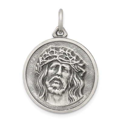 Sterling Silver Antiqued Ecce Homo Medal at $ 34.17 only from Jewelryshopping.com