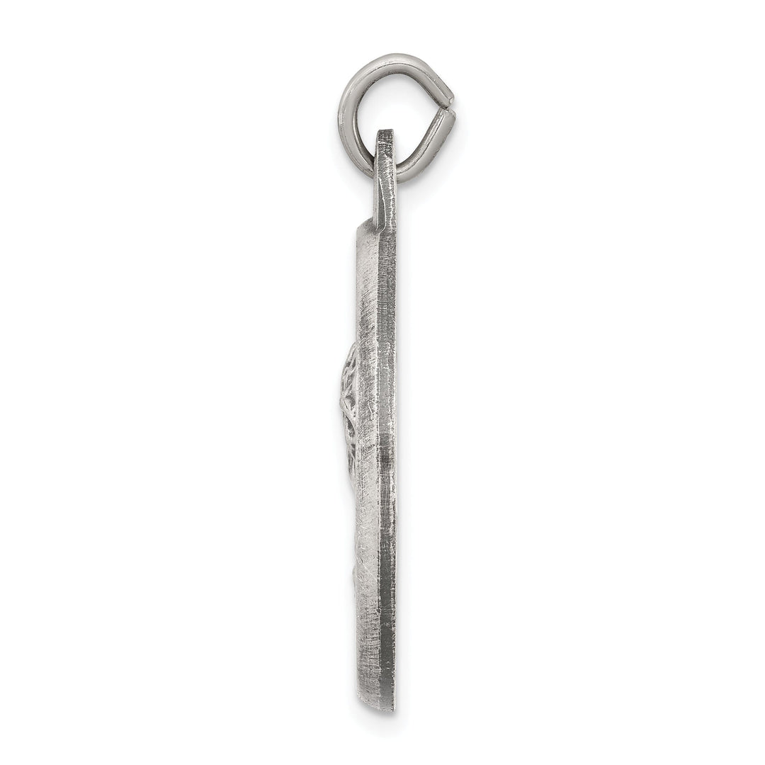 Sterling Silver Jesus Medal