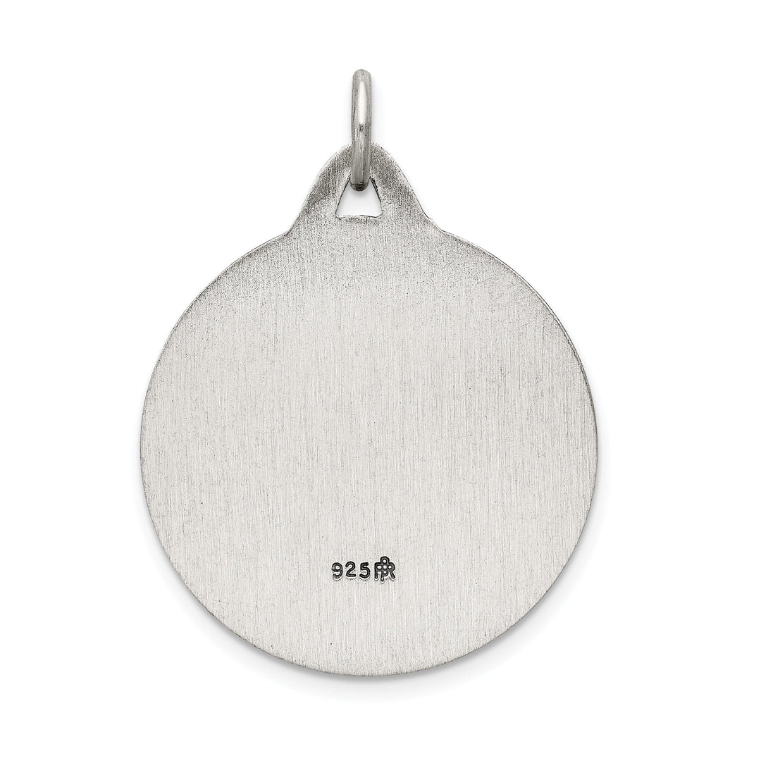 Sterling Silver Jesus Medal