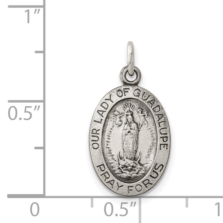 Sterling Silver Our Lady of Guadalupe Medal