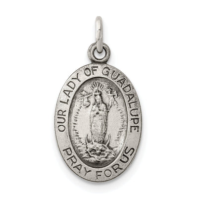 Sterling Silver Our Lady of Guadalupe Medal at $ 14.09 only from Jewelryshopping.com