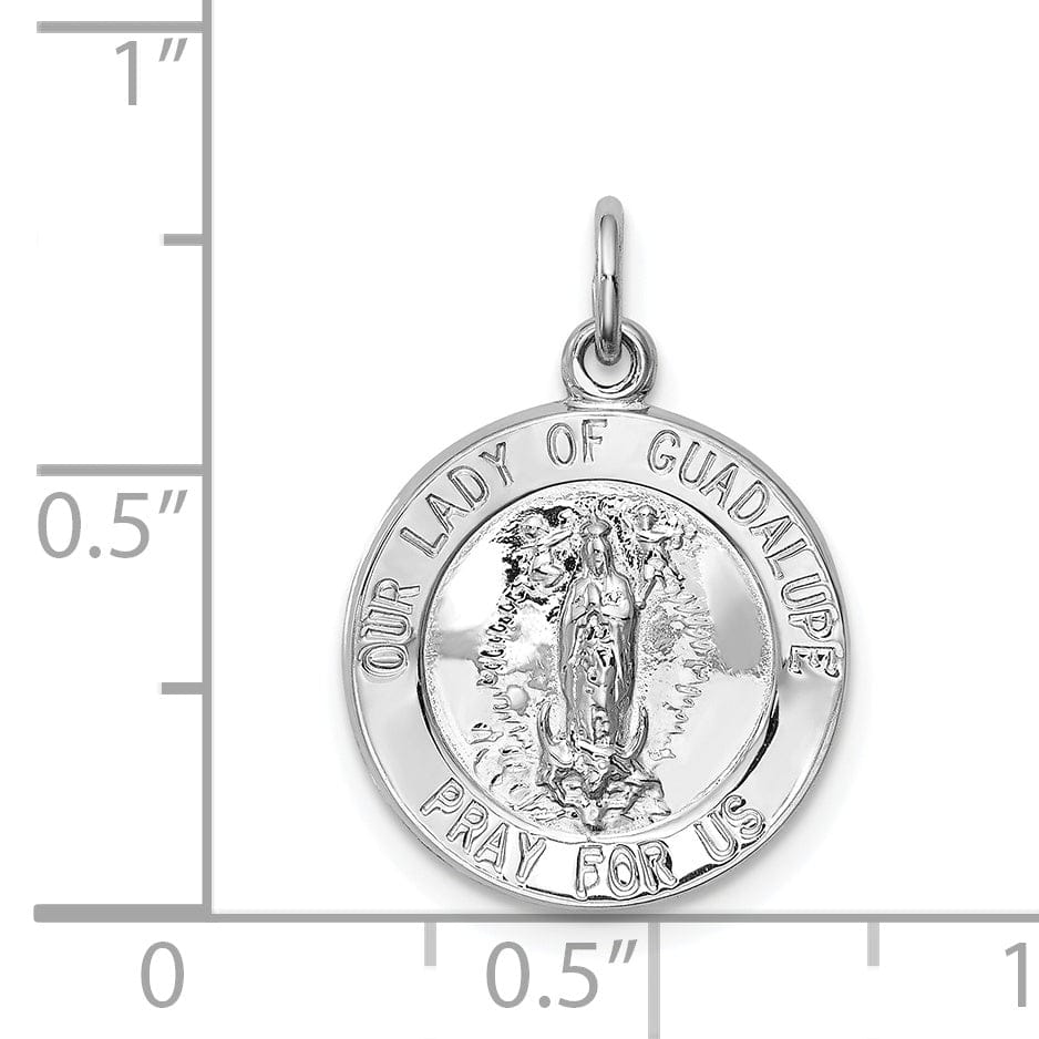 Sterling Silver Our Lady of Guadalupe Medal