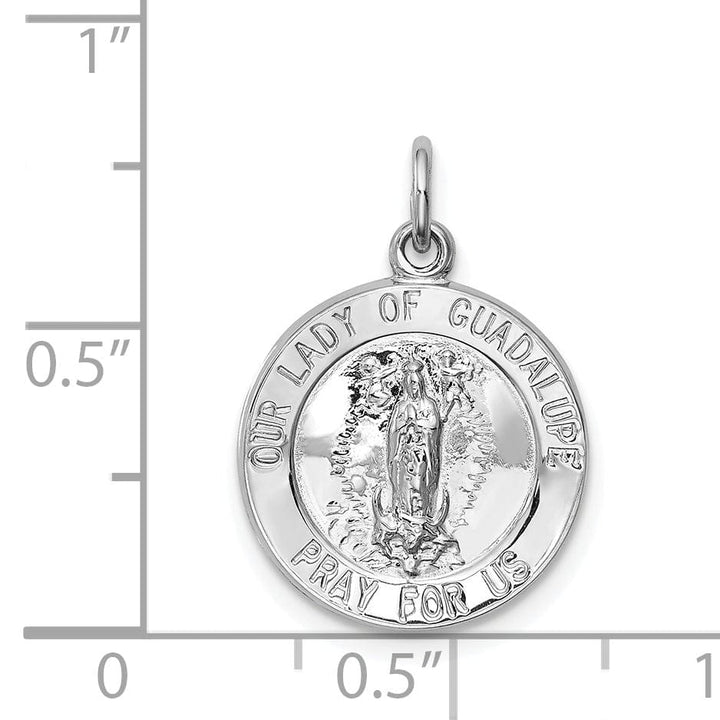 Sterling Silver Our Lady of Guadalupe Medal