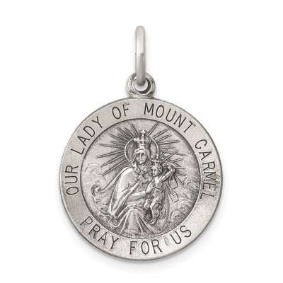 Sterling Silver Antiqued Our Lady of Mount Carmel at $ 20.52 only from Jewelryshopping.com