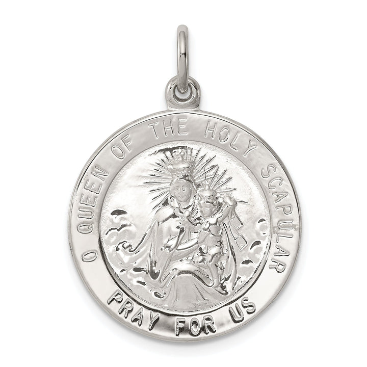 Sterling Silver Queen of the Holy Scapular Medal