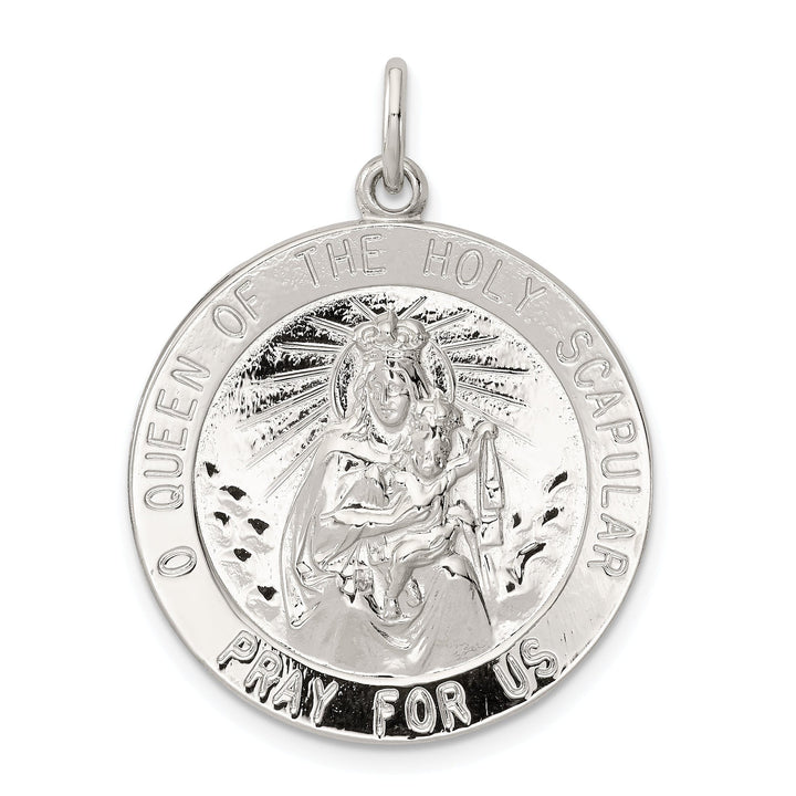 Sterling Silver Queen of the Holy Scapular Medal