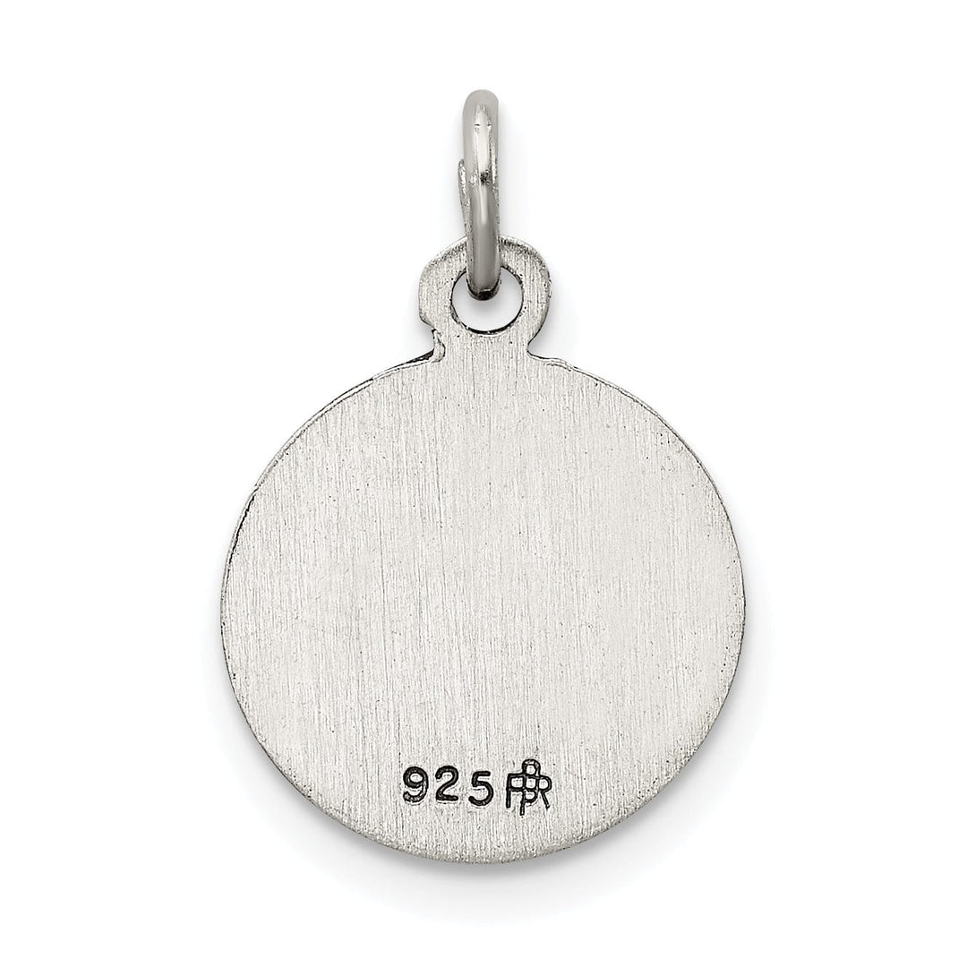 Sterling Silver Antiqued Saint Christopher Medal