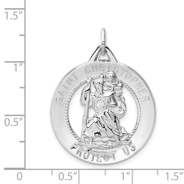 Sterling Silver St. Christopher Medal