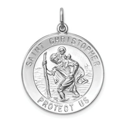 Sterling Silver Saint Christopher Medal at $ 57.32 only from Jewelryshopping.com