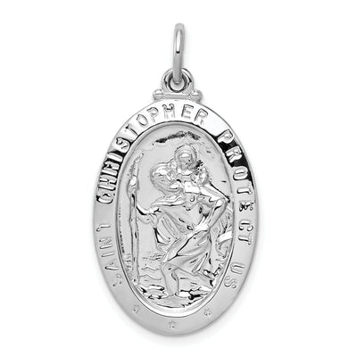 Sterling Silver Saint Christopher Medal at $ 49.78 only from Jewelryshopping.com