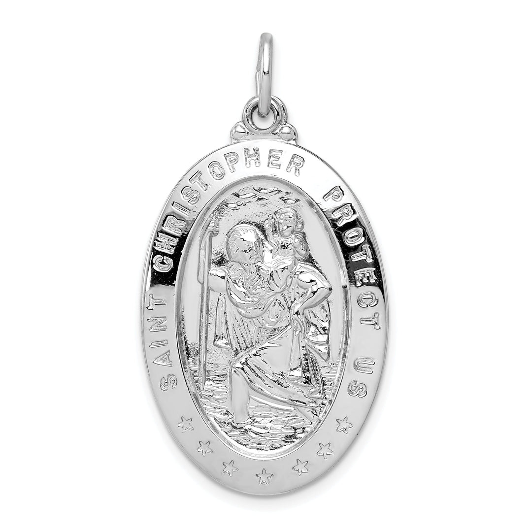 Sterling Silver Saint Christopher Medal